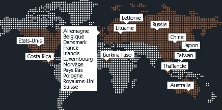 Ch&acirc;teau de Raissac dans le monde